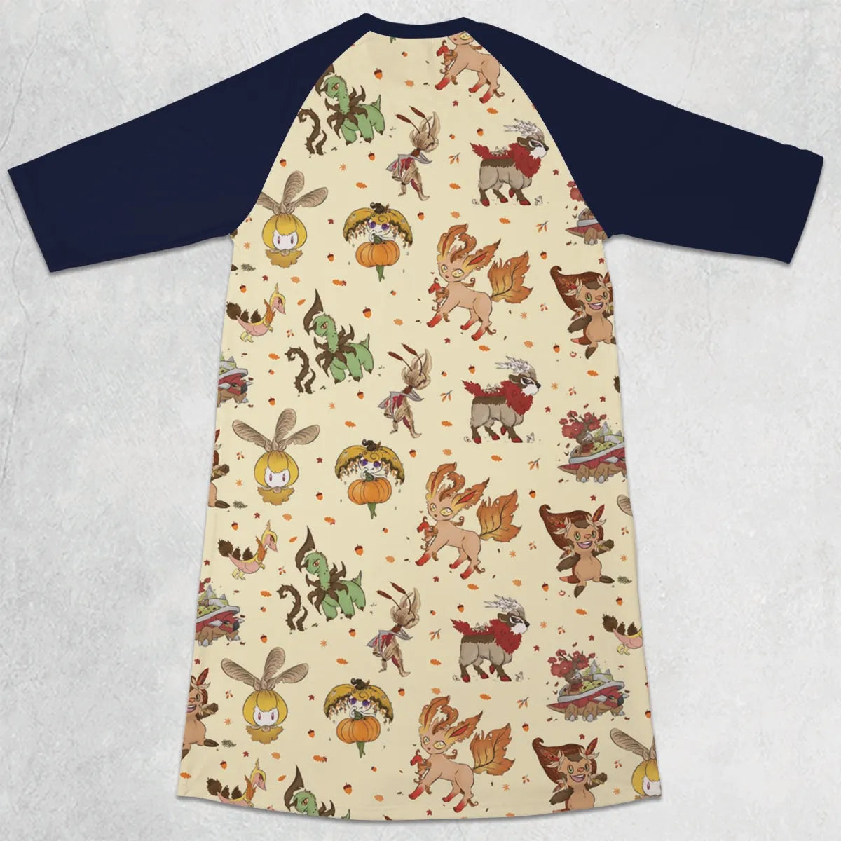 3/4 Sleeve Raglan Dress - D47Y23U1