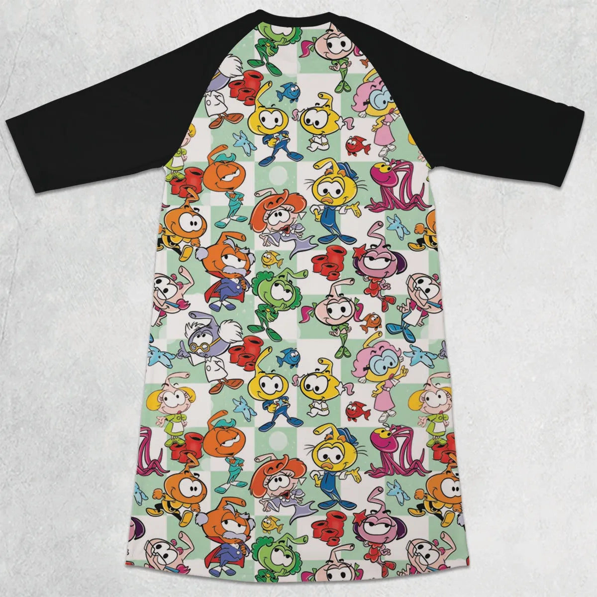 3/4 Sleeve Raglan Dress - PHWCZ9J1