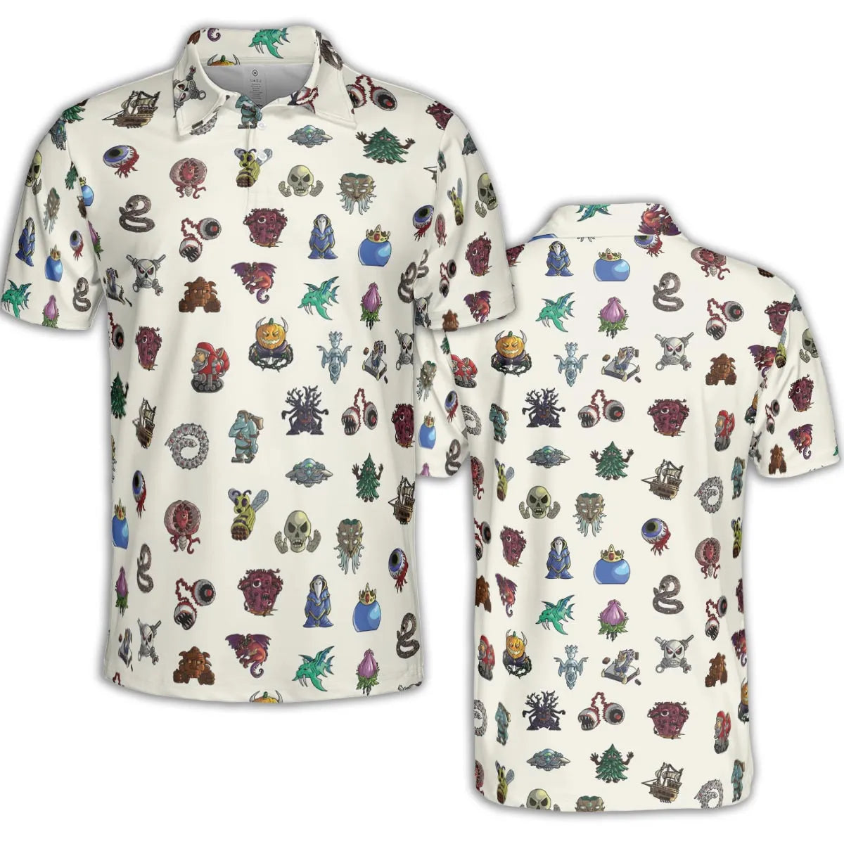 AOP Men/Women Polo Shirt - FPERMAWH