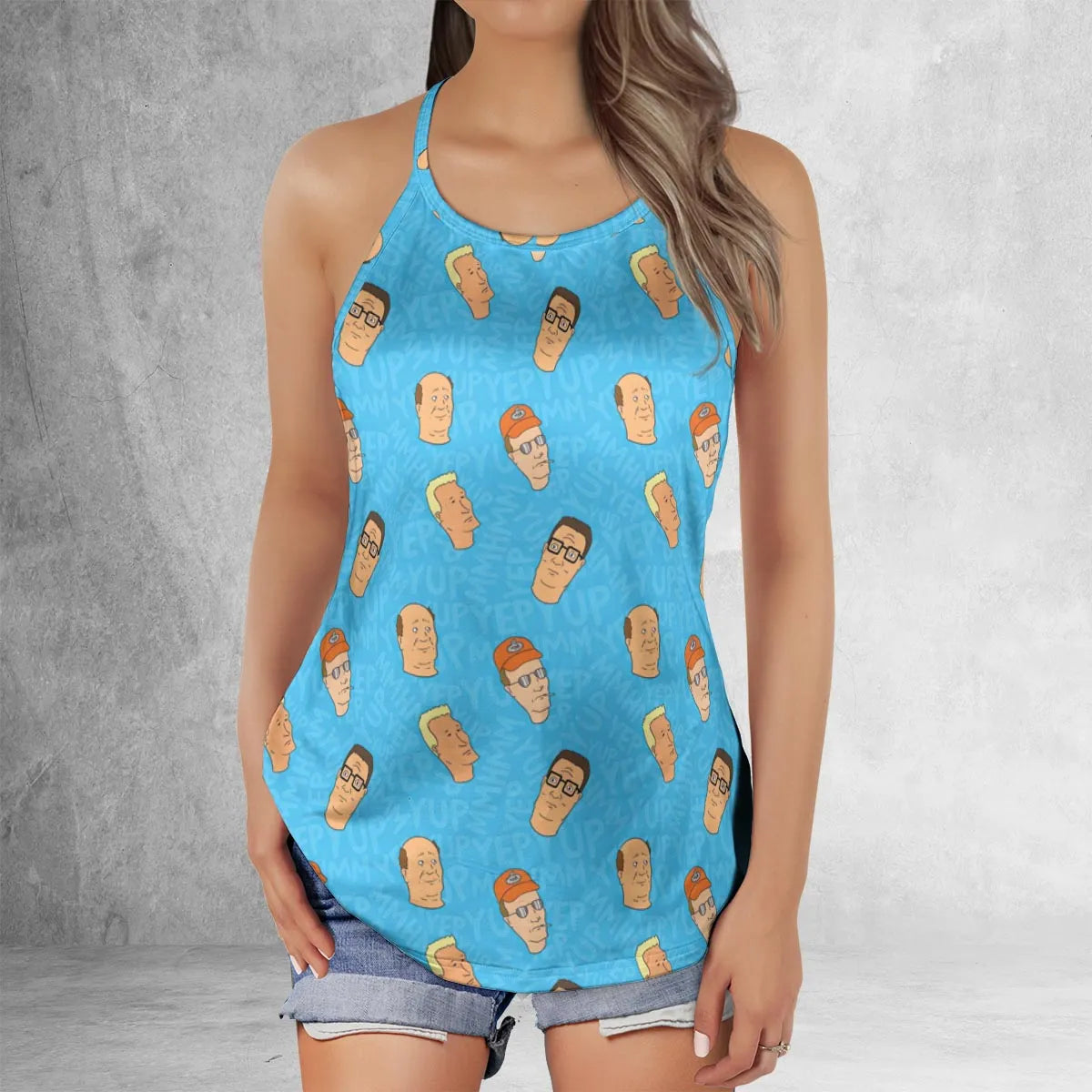 Criss Cross Tank Top - RQ94F38N