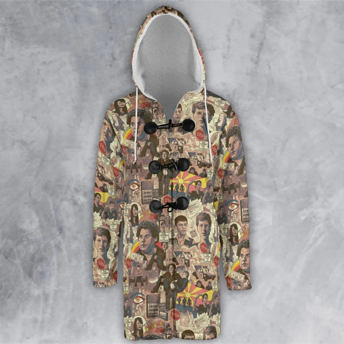 Hooded Cloak Coat - D8PXLTU4