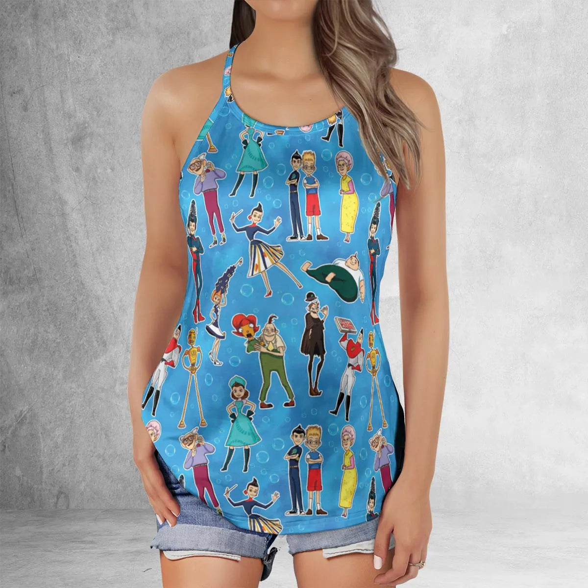 Criss Cross Tank Top - KEV89H8K