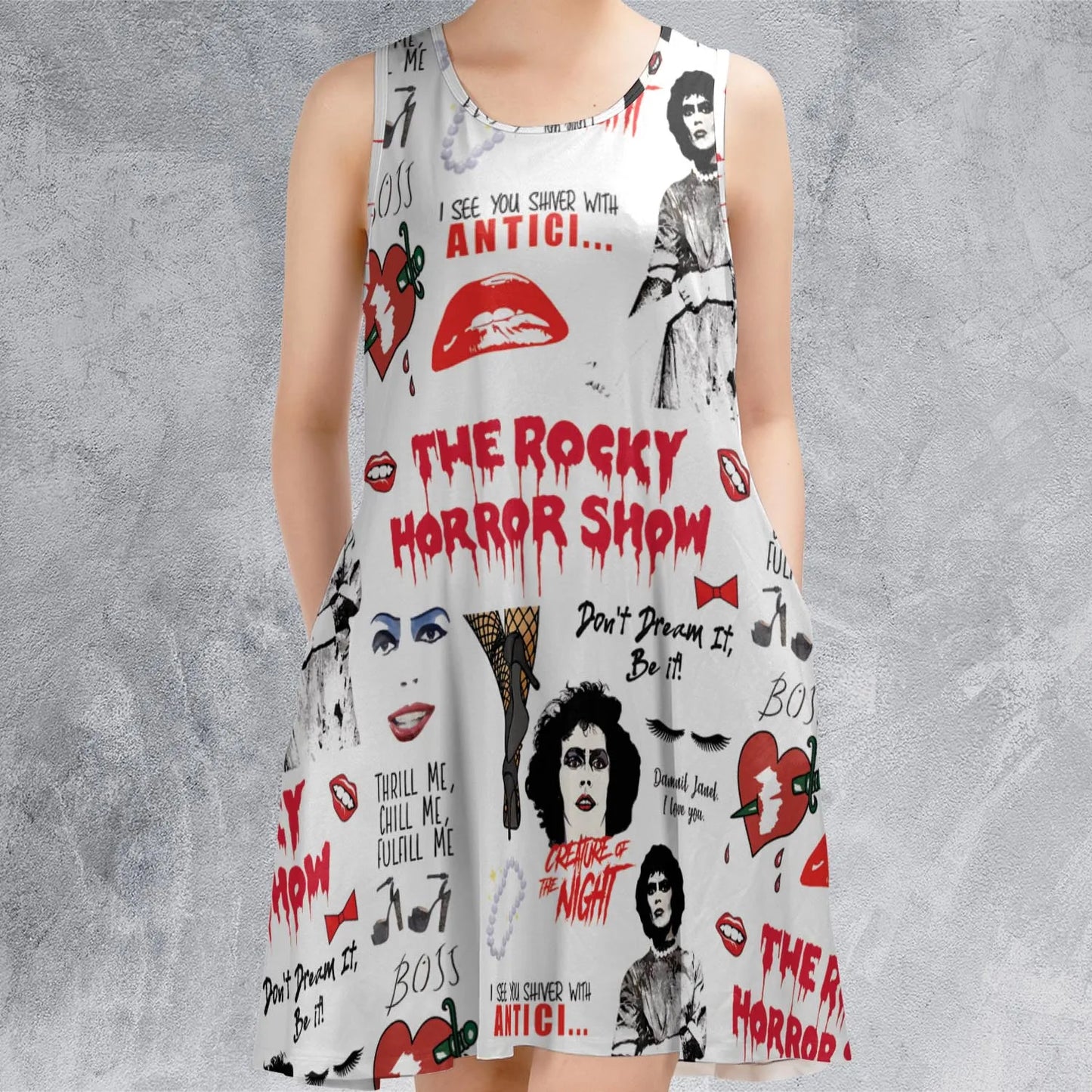 Sleeveless Dress - H14YXW6G