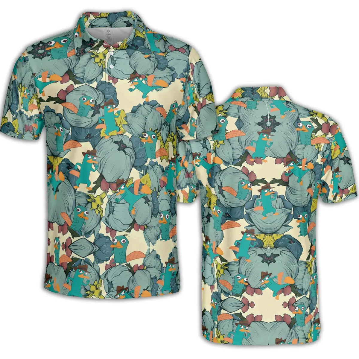 AOP Men/Women Polo Shirt - 8AYM5HAK
