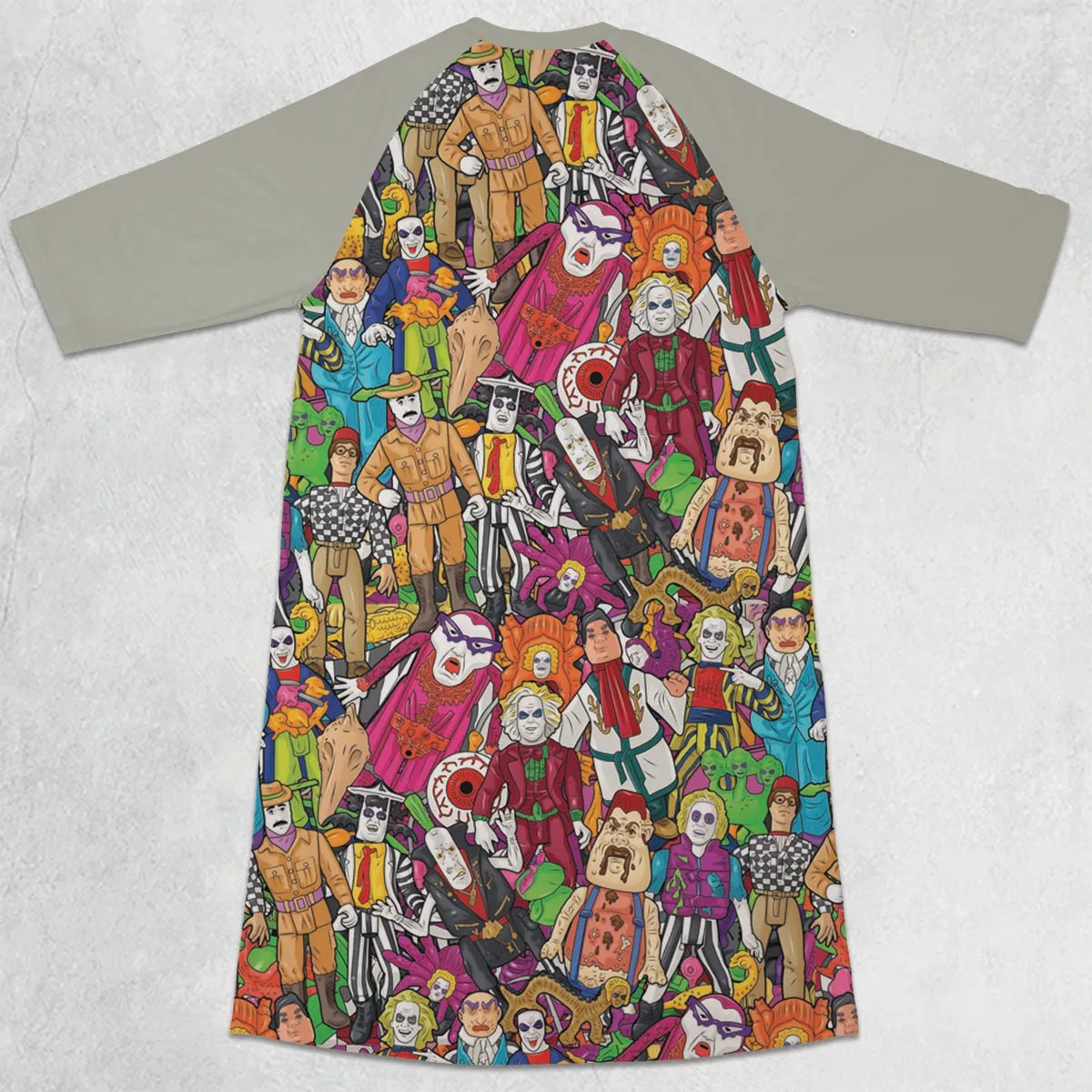 3/4 Sleeve Raglan Dress - DKK175GC