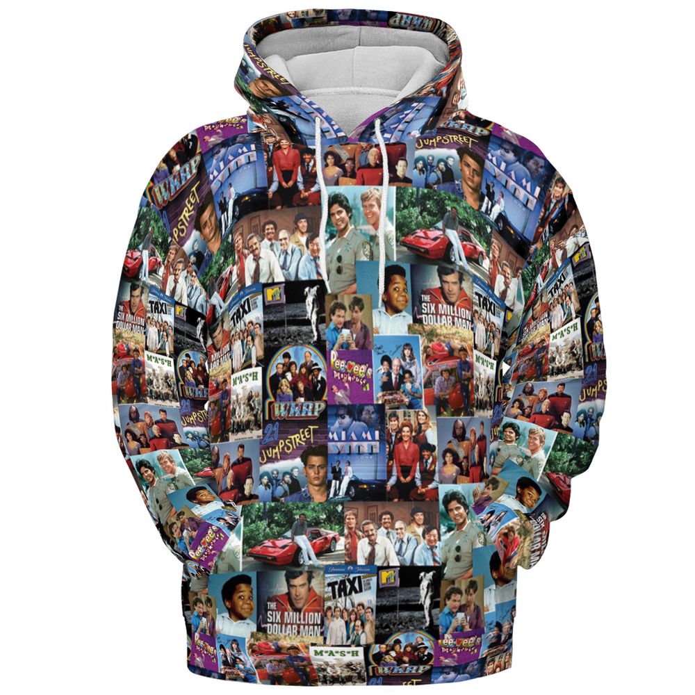 All-over Print Hoodie - D3Q31ALU -  - 2