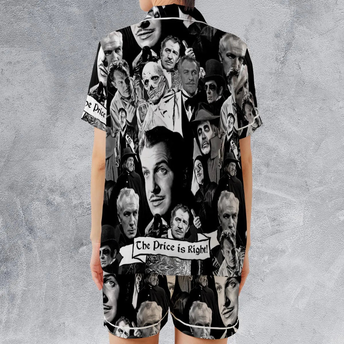Satin Short-Sleeve Pajamas Set - VQXUUKW2