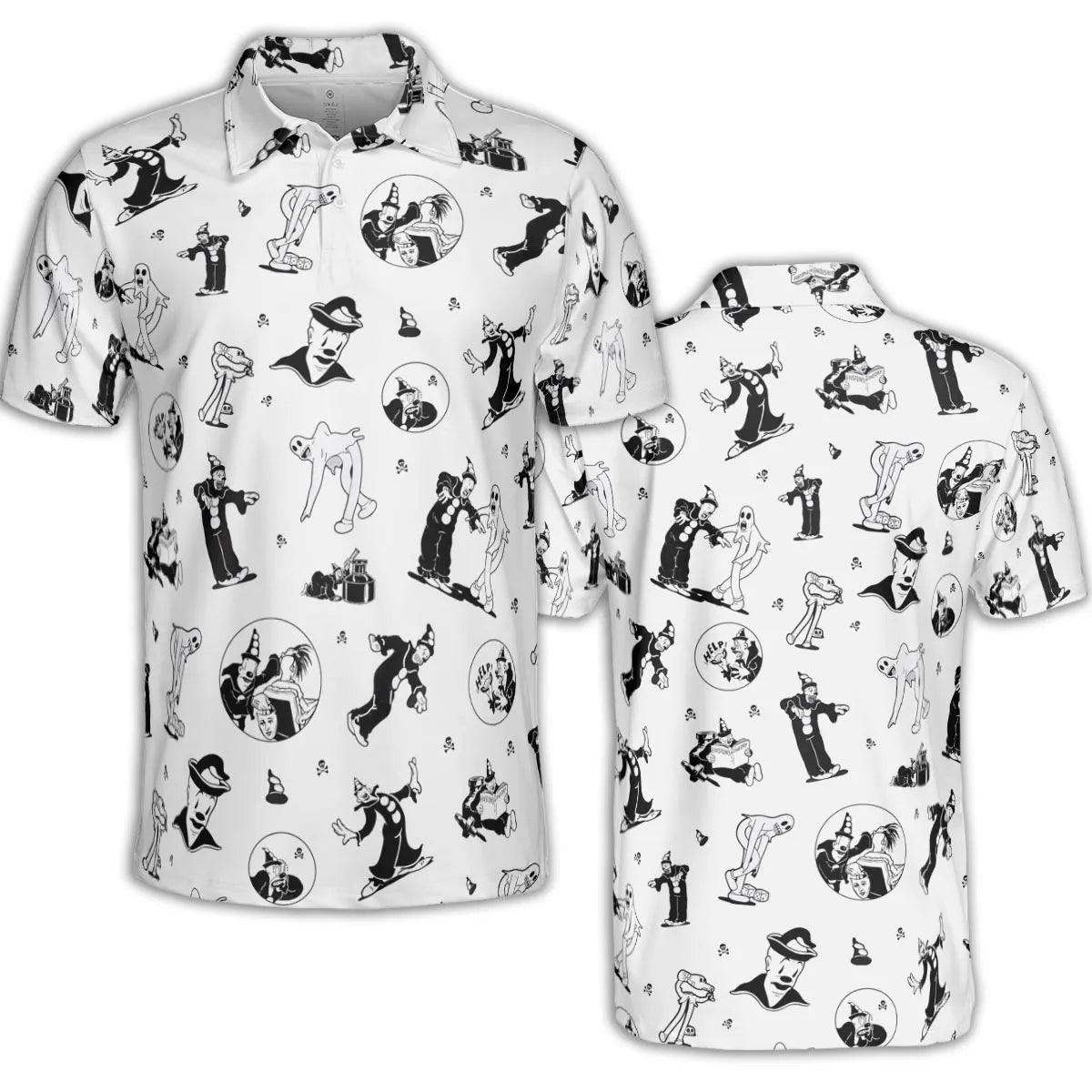 AOP Men/Women Polo Shirt - HL4SVUPQ