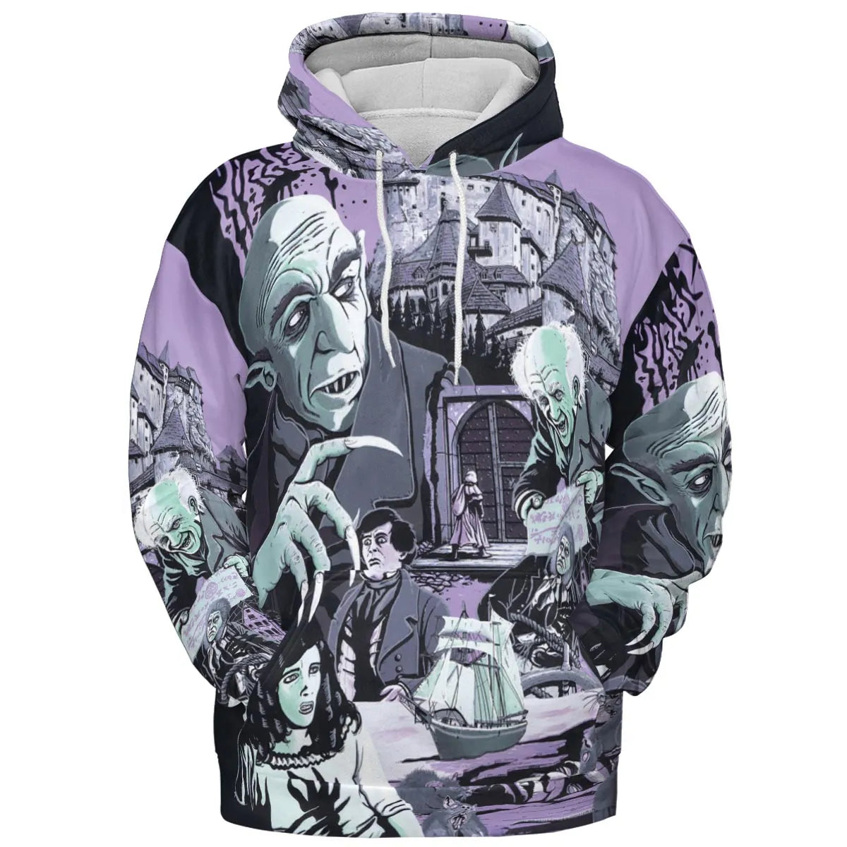 All-over Print Hoodie - V8CQHNHZ