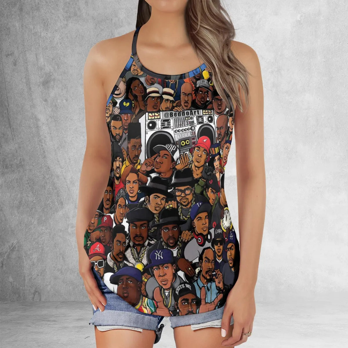 Criss Cross Tank Top - X4CMSX6W