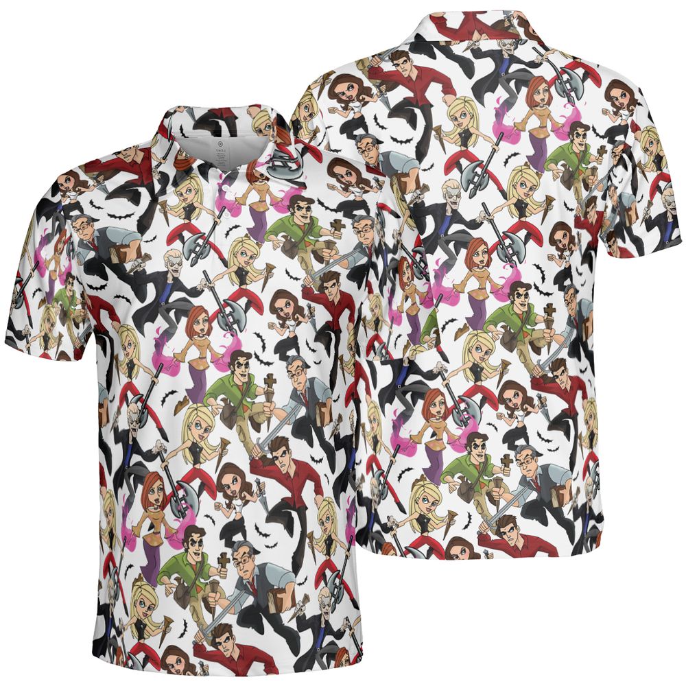 AOP Men/Women Polo Shirt - 6U8L3N8M -  - 2