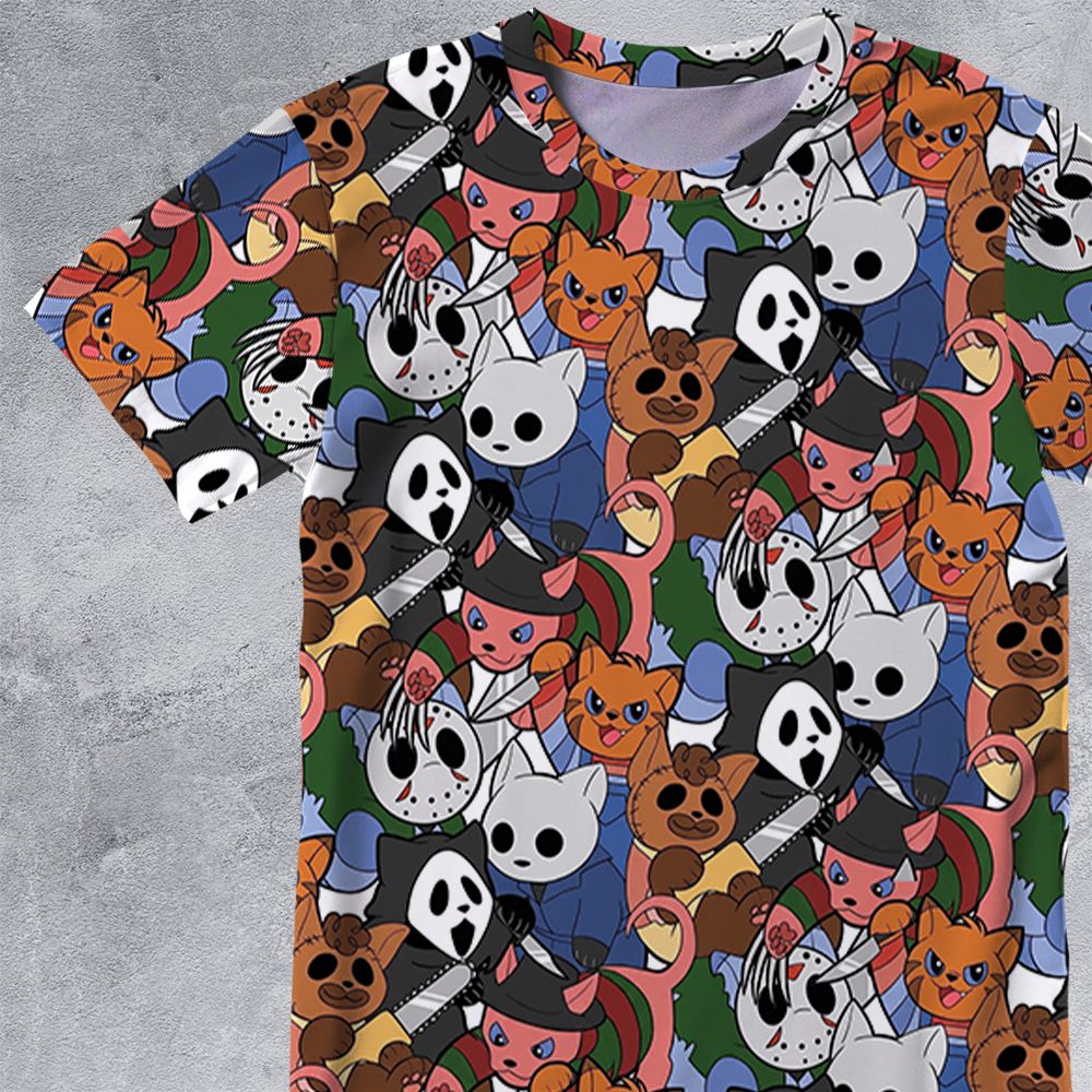 All-Over Print Unisex T-Shirt - U9B43TAF -  - 2