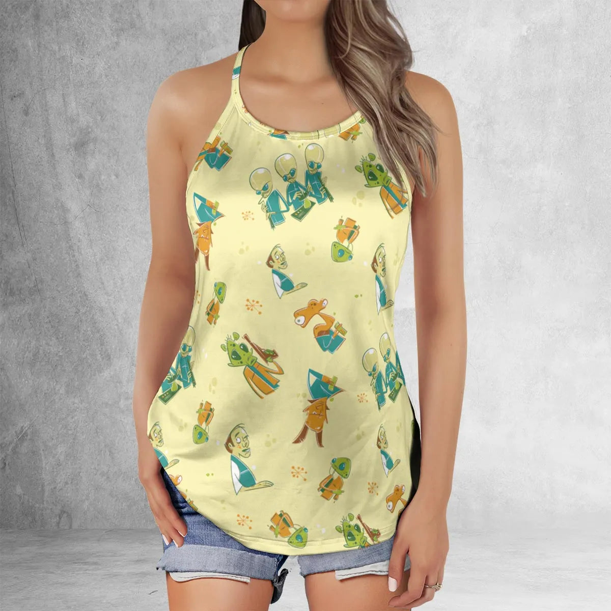 Criss Cross Tank Top - FMTW6EQN
