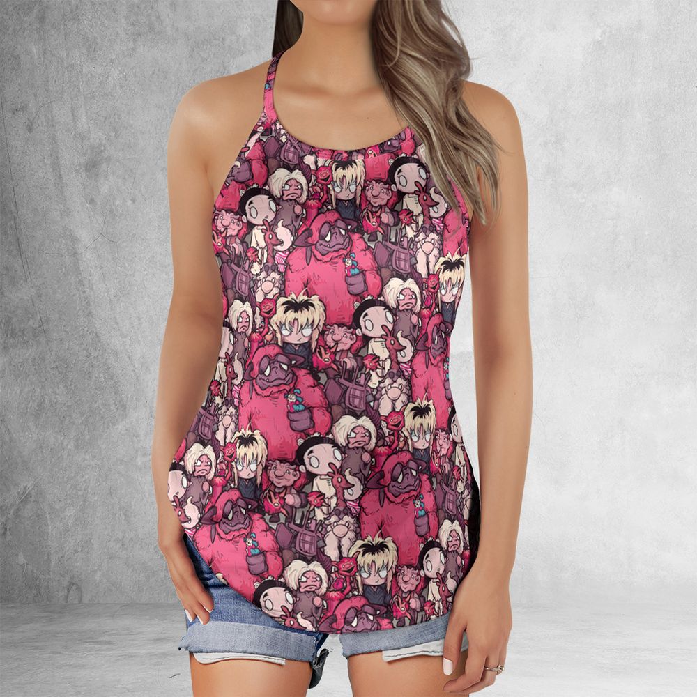 Criss Cross Tank Top - 64CC3MNU -  - 2