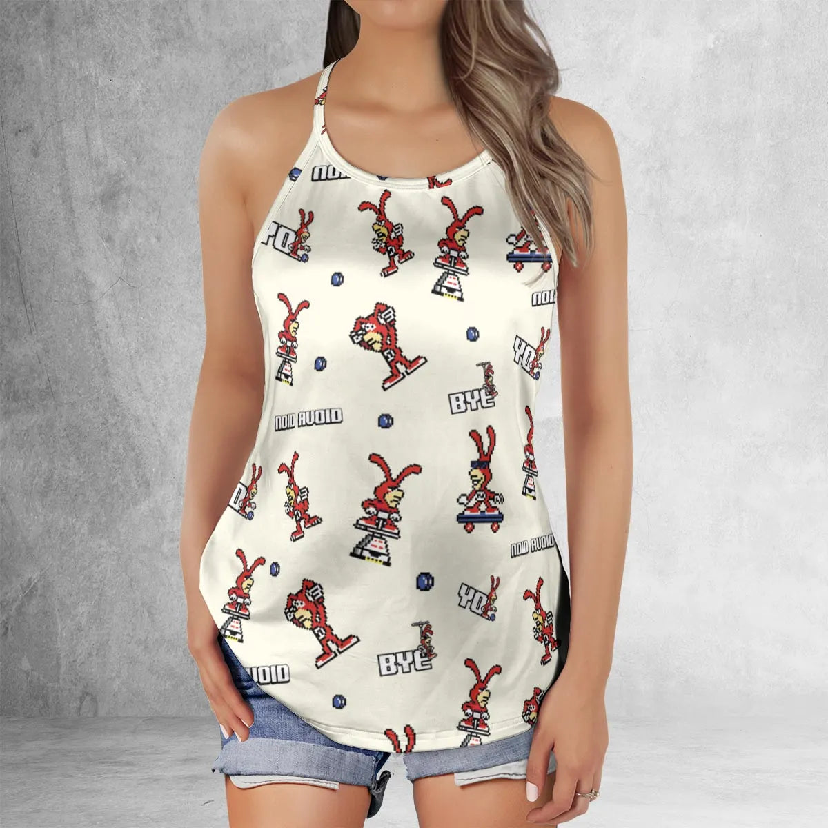 Criss Cross Tank Top - 84U93Z32