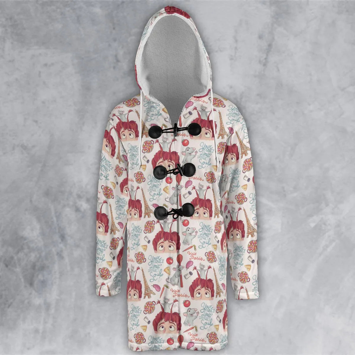 Hooded Cloak Coat - JK345MDF