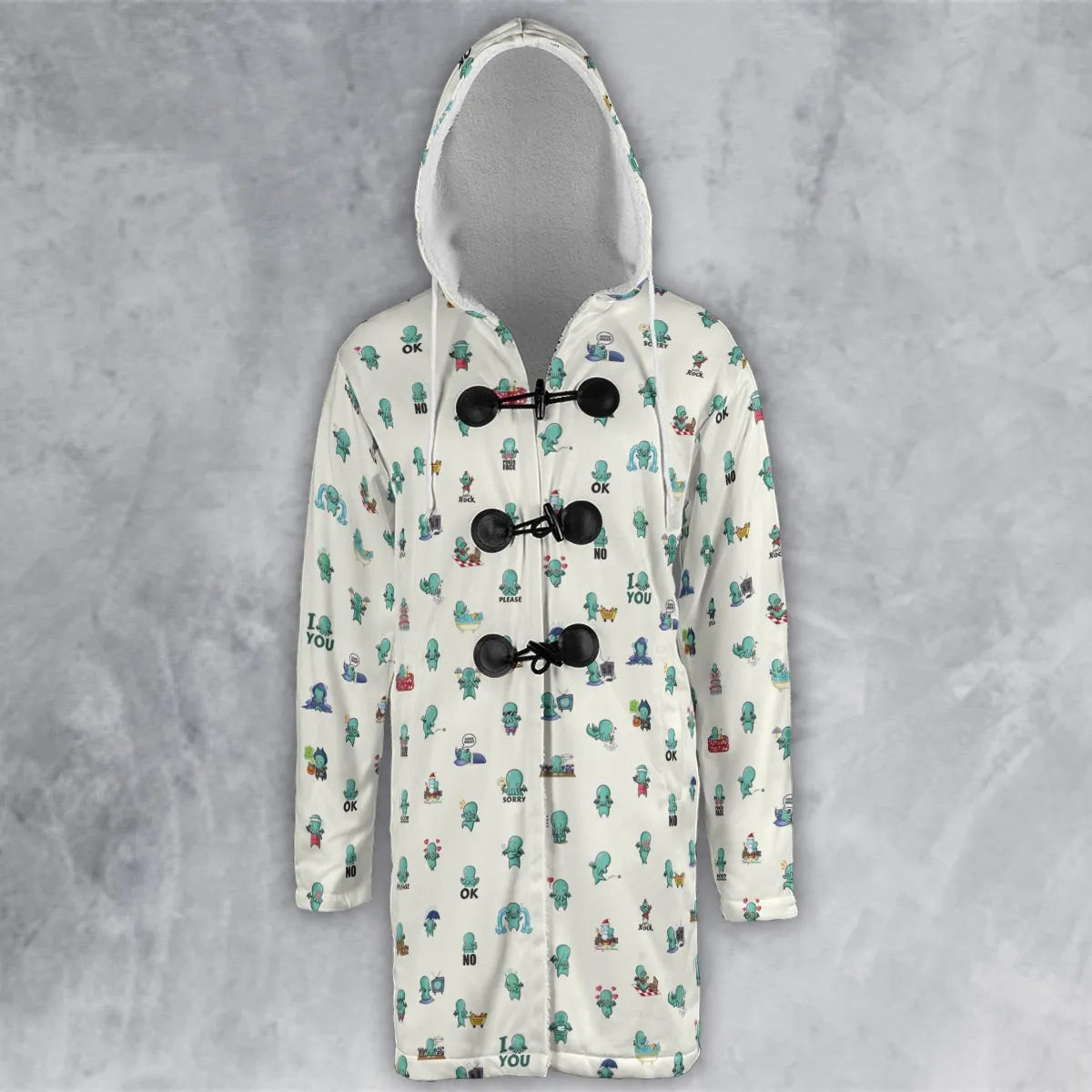Hooded Cloak Coat - B6ZUW233