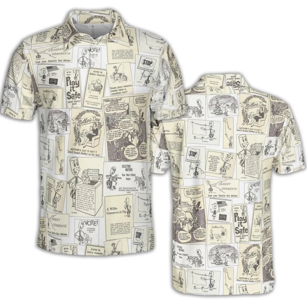 AOP Men/Women Polo Shirt - V95VKRB8