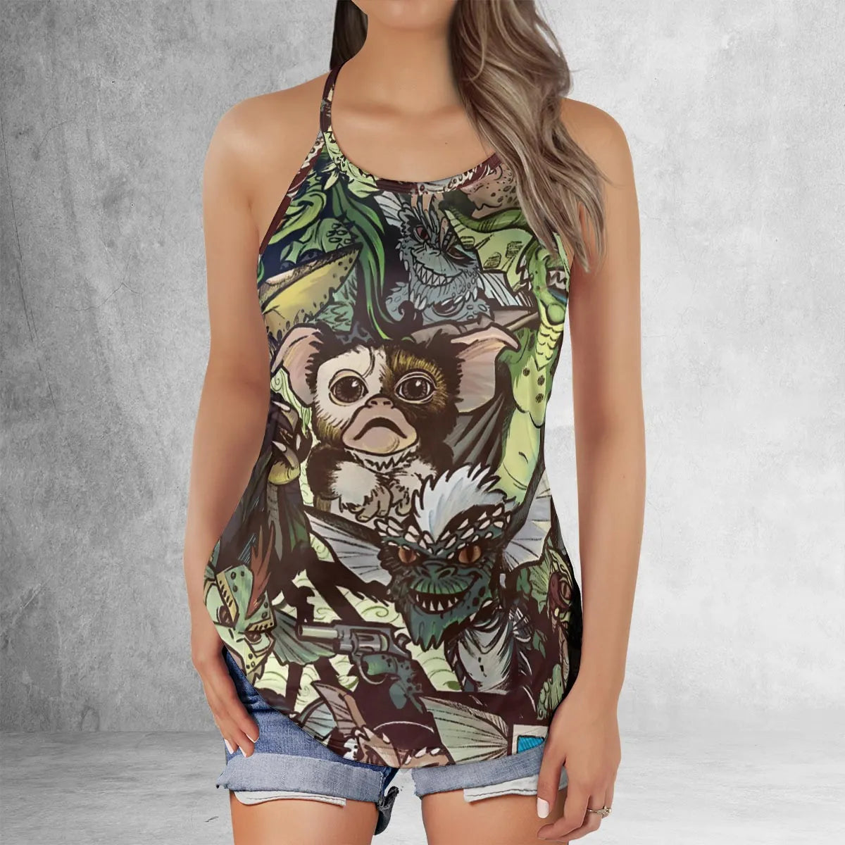Criss Cross Tank Top - 42FLSQLW