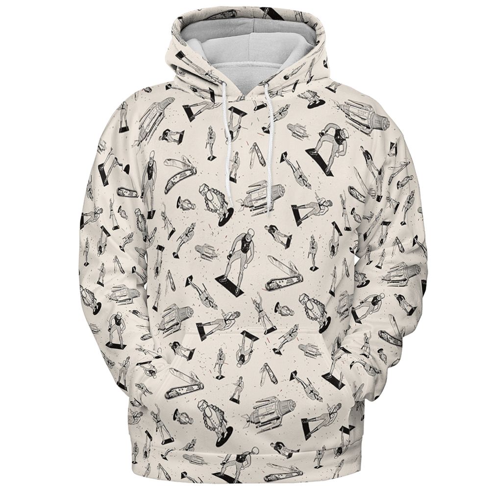All-over Print Hoodie - QLNZ2D8H -  - 2