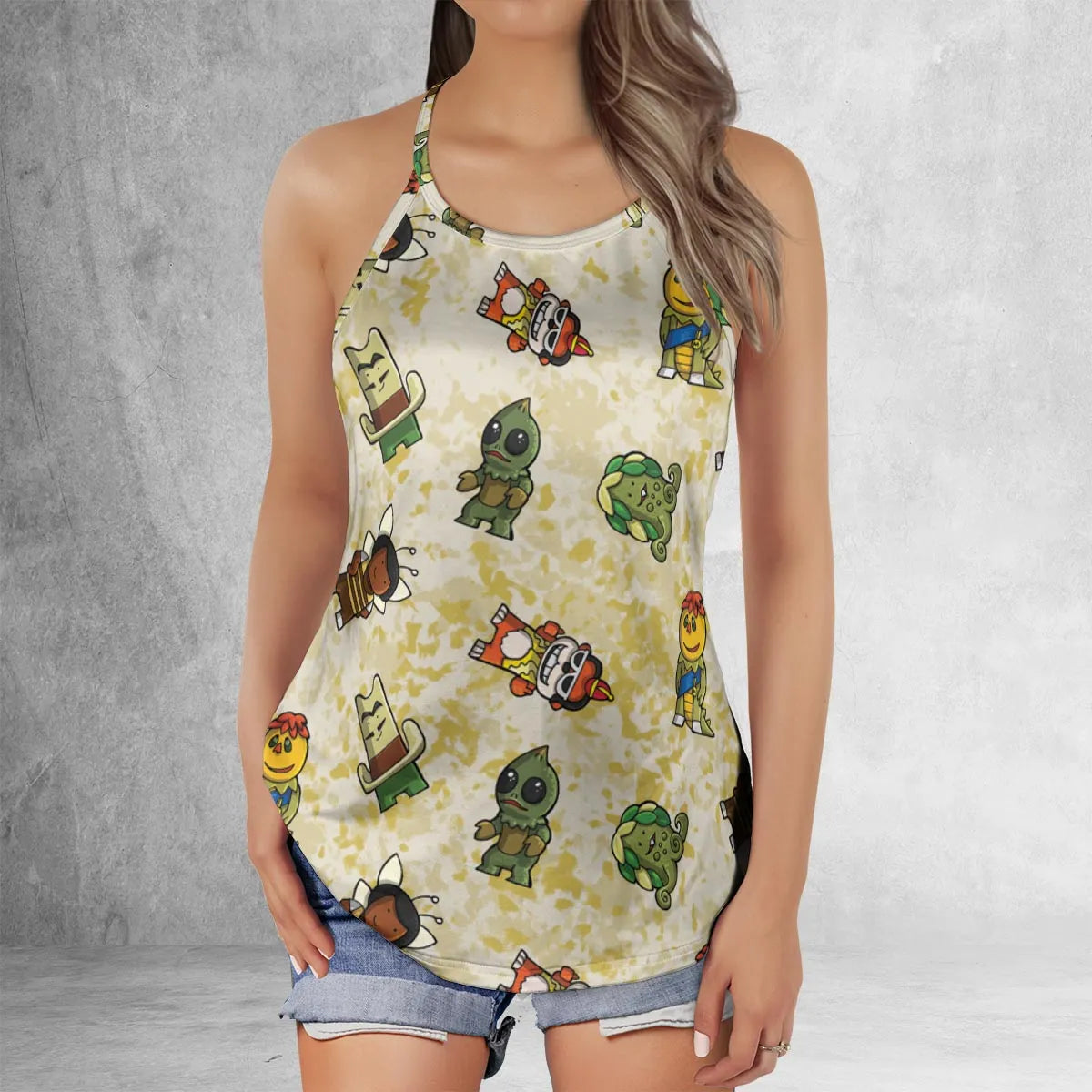 Criss Cross Tank Top - 8YC8KDR3