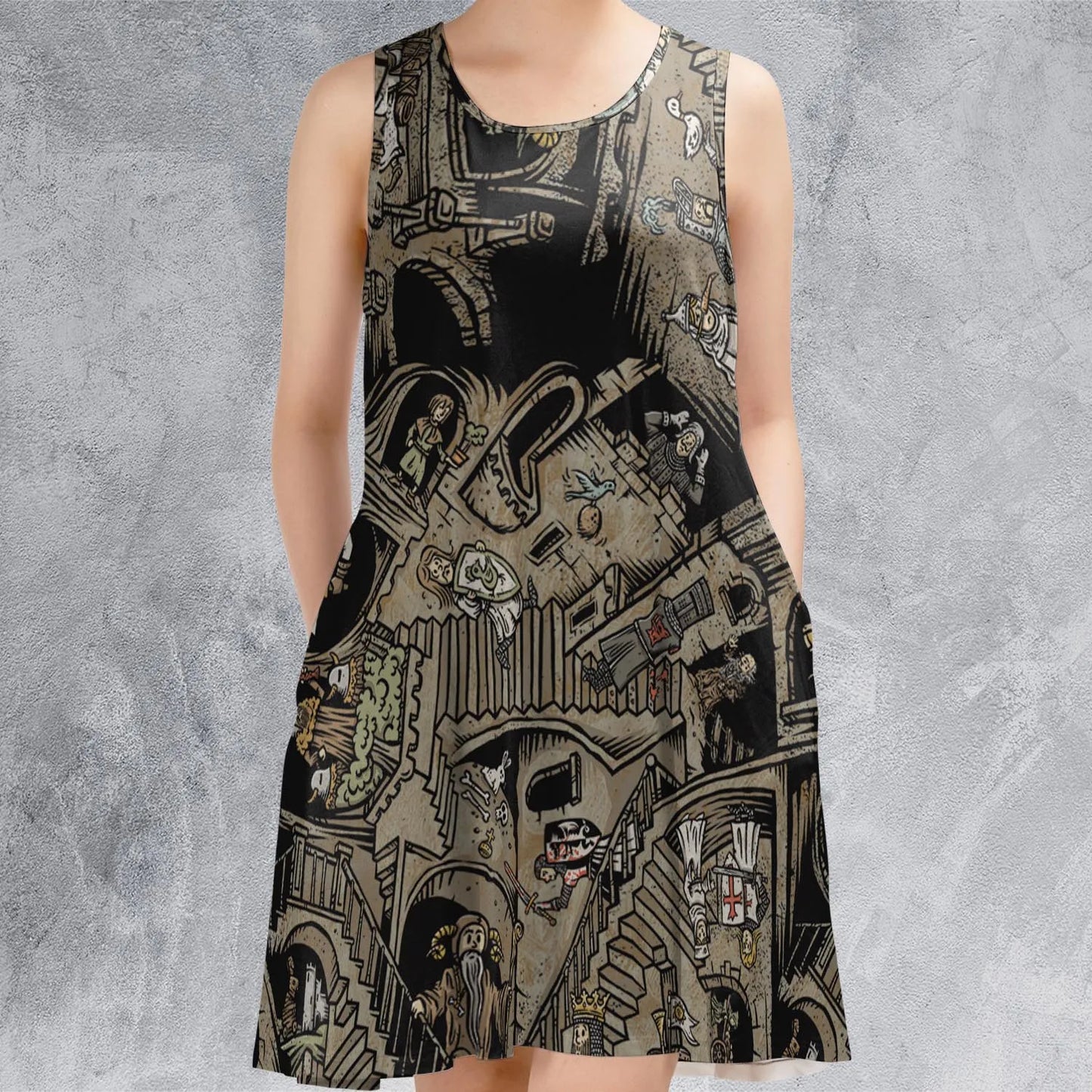 Sleeveless Dress - HU52T4DA