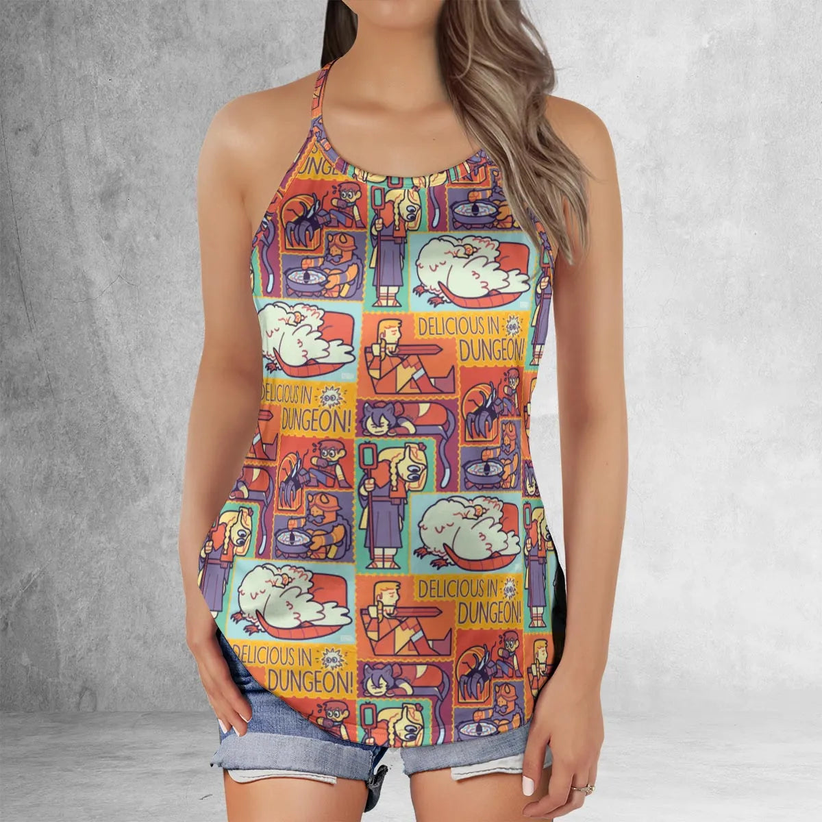 Criss Cross Tank Top - VVRF6YJR