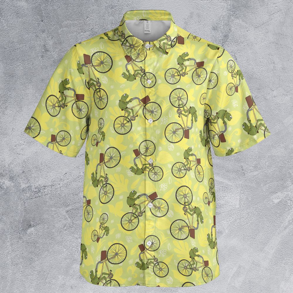Kermit riding a bike -  - 2