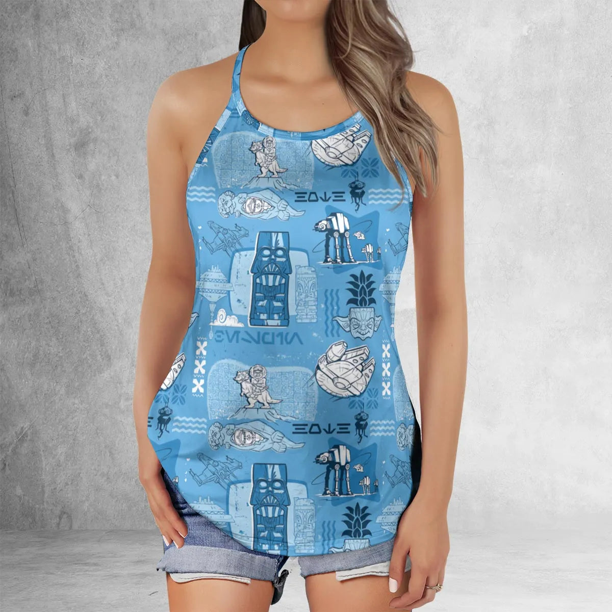 Criss Cross Tank Top - 9GE7A66M