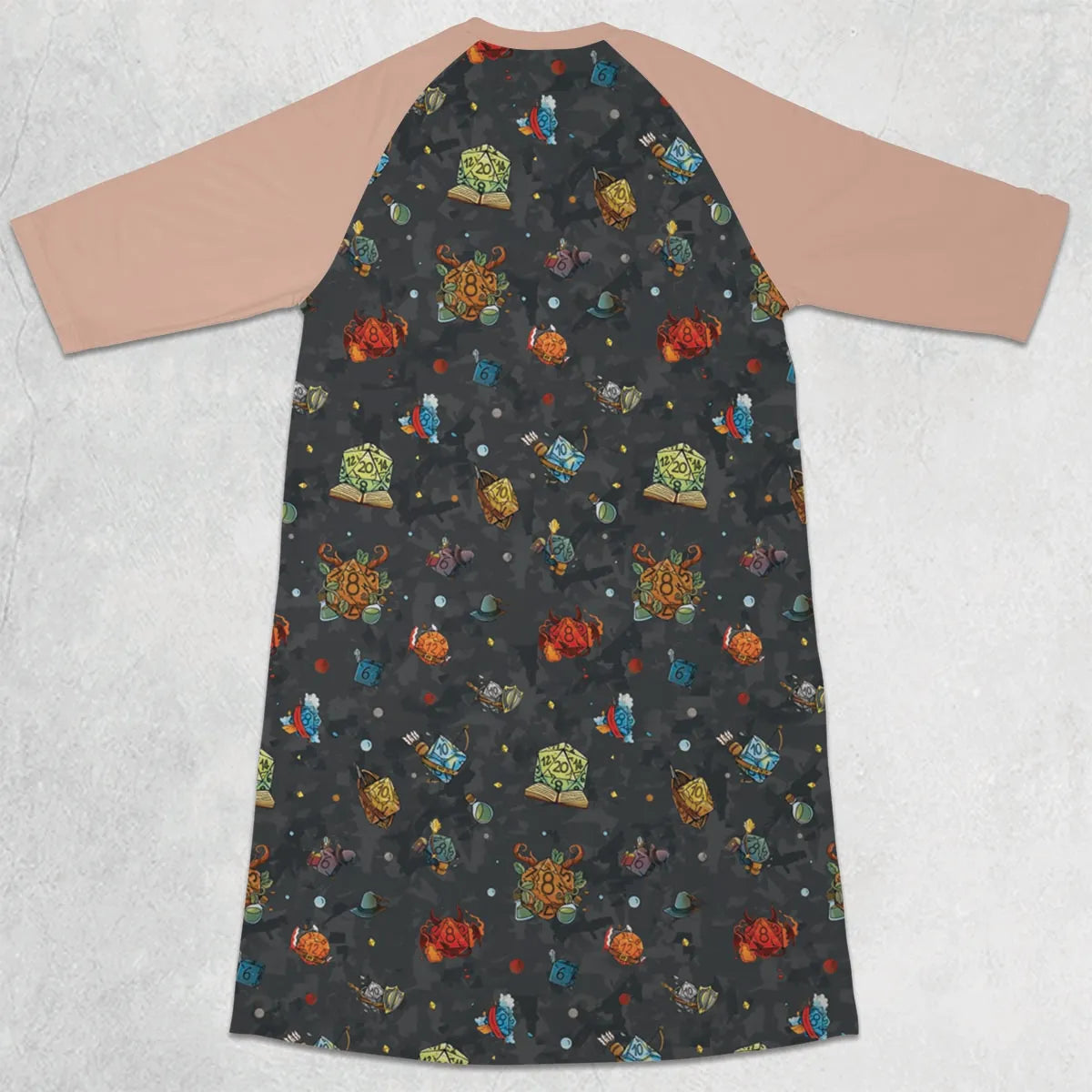 3/4 Sleeve Raglan Dress - 17EMVD6H