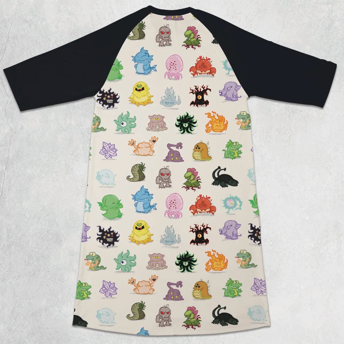 3/4 Sleeve Raglan Dress - XZNKV2SK
