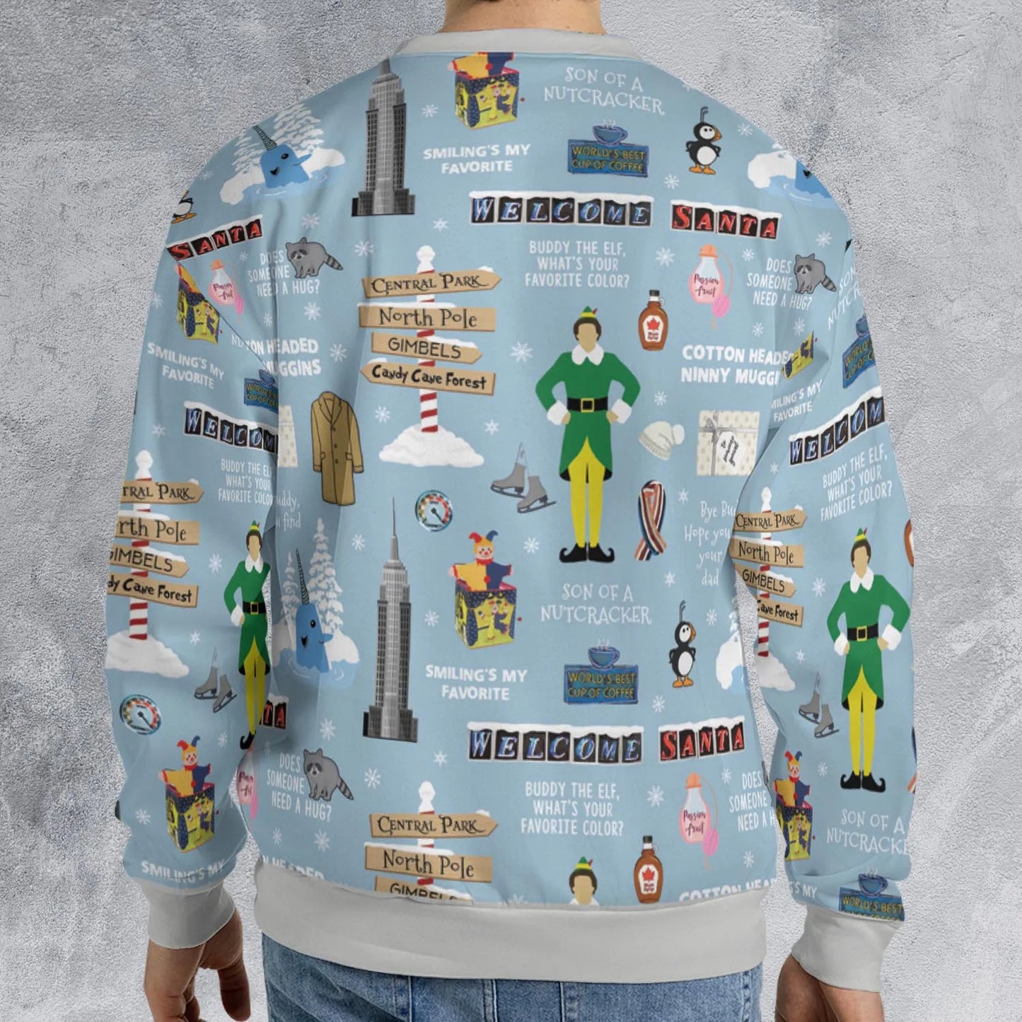 All-over Print Sweatshirt - X6E8FJ55