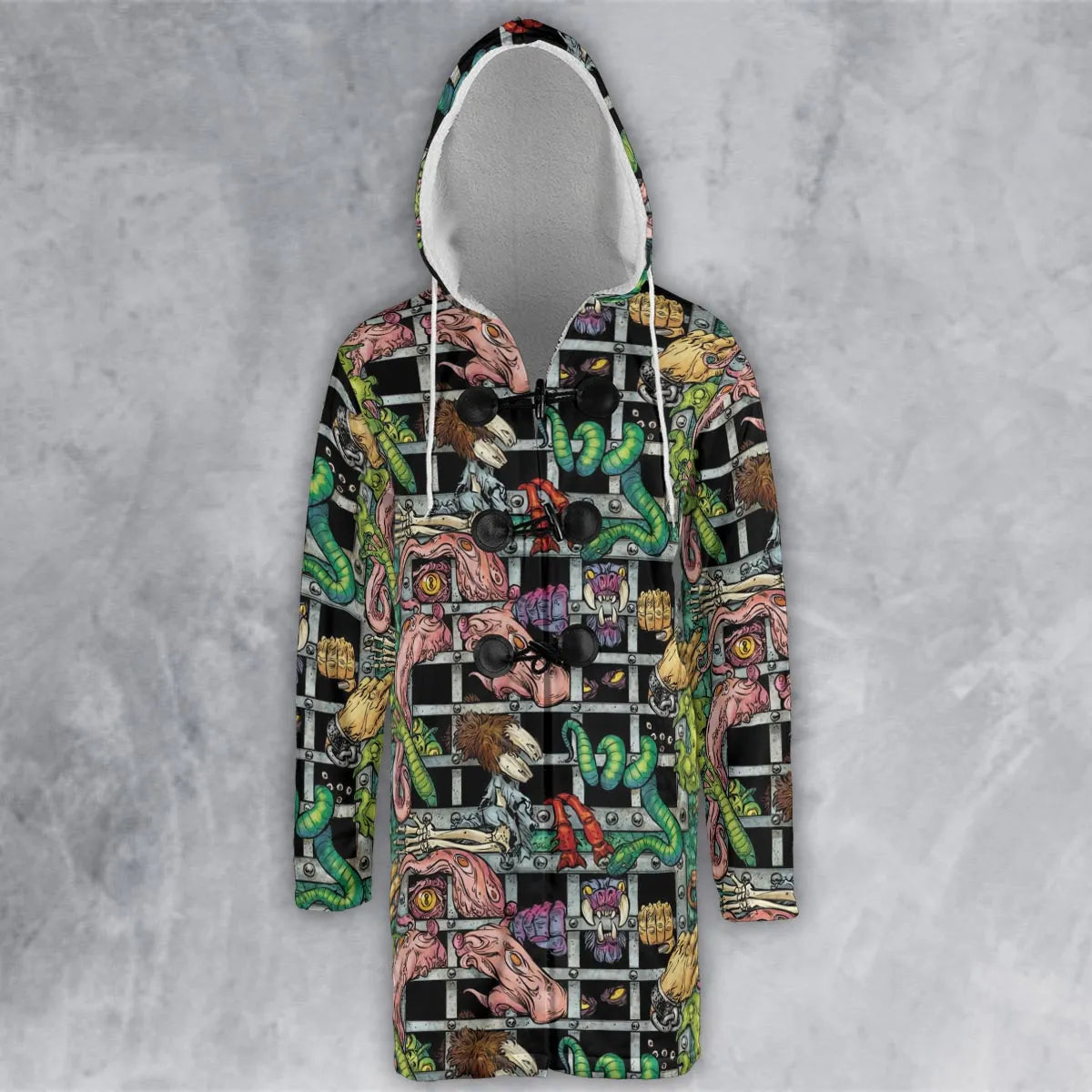 Hooded Cloak Coat - LS5XP1SD