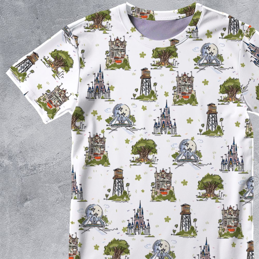 All-Over Print Unisex T-Shirt - 3G1LHCJK -  - 2