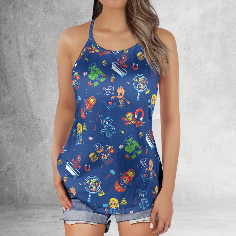Criss Cross Tank Top - ASWZ6VTK -  - 2