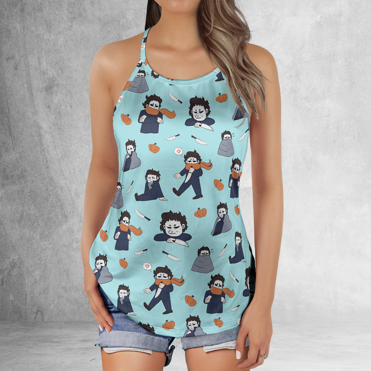 Criss Cross Tank Top - BJZBD9PW