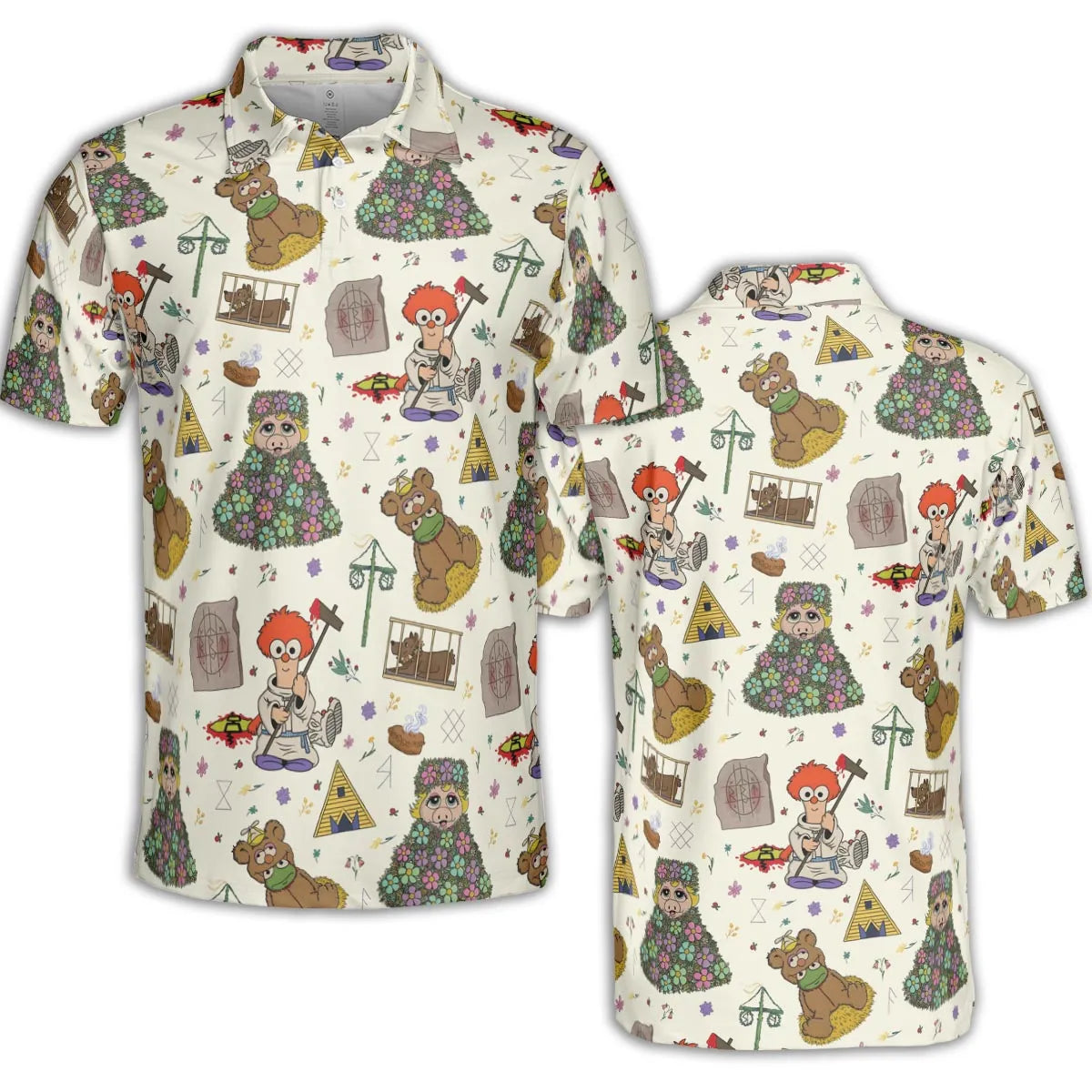 AOP Men/Women Polo Shirt - C1H4HMZG
