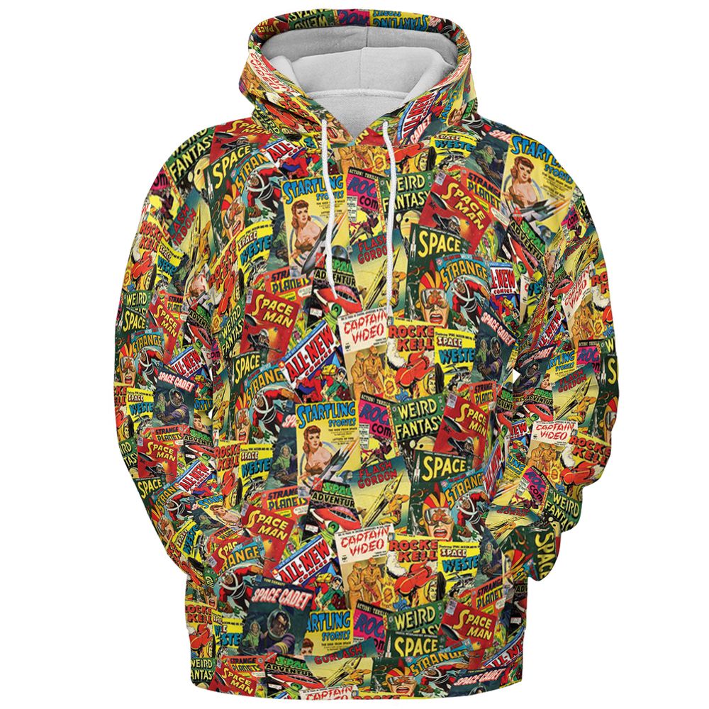 All-over Print Hoodie - 54Q5YVS3 -  - 2