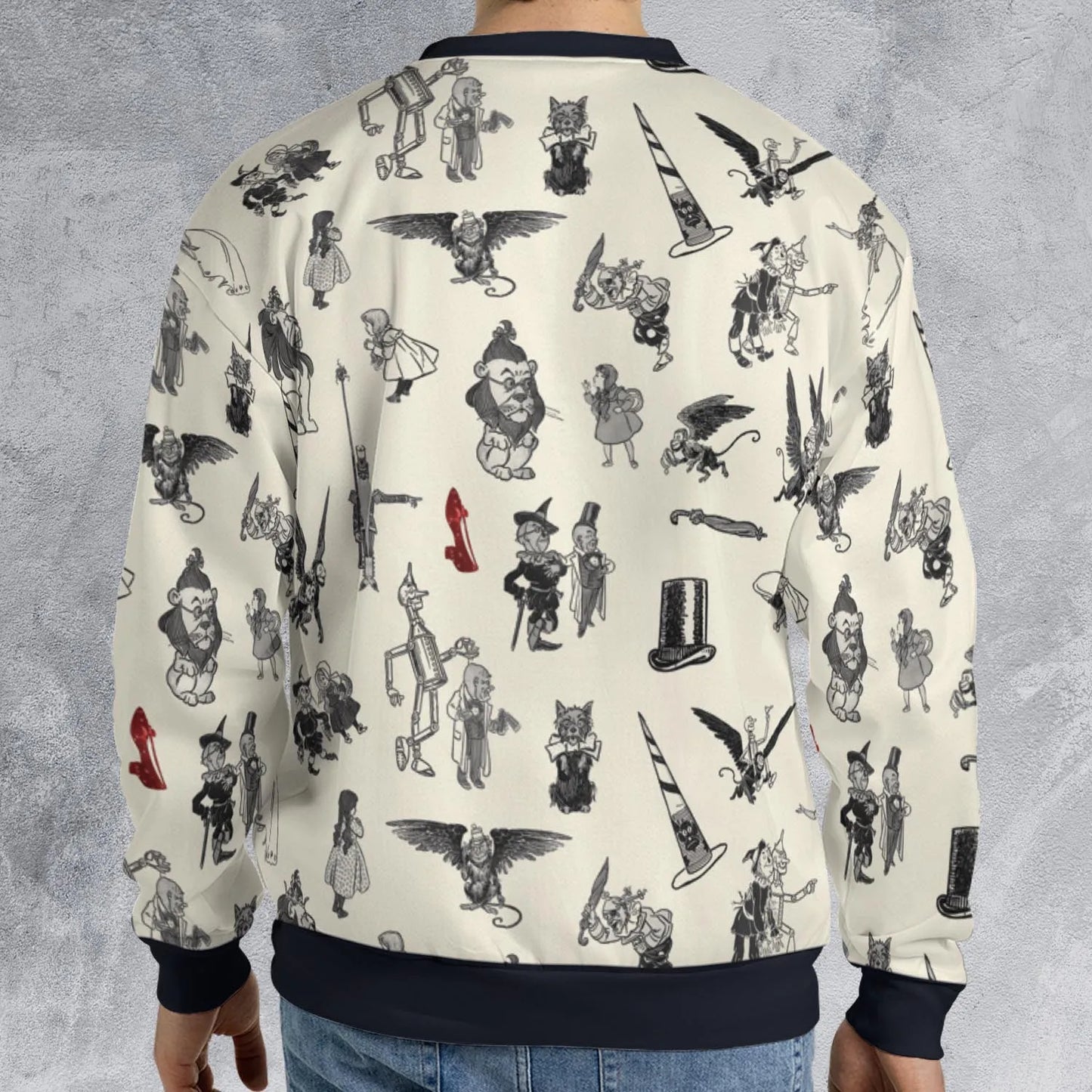 All-over Print Sweatshirt - FZ91KLST