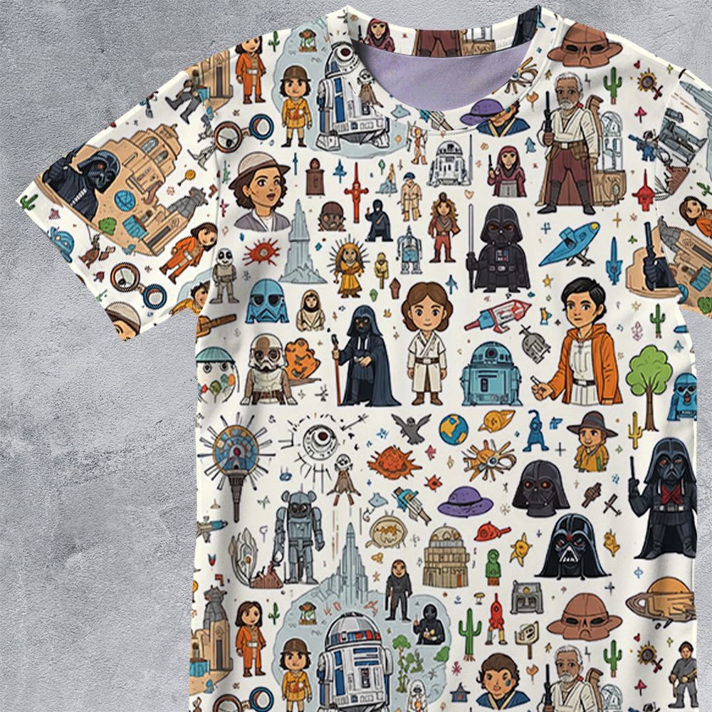 All-Over Print Unisex T-Shirt - XJFTLA7L -  - 2