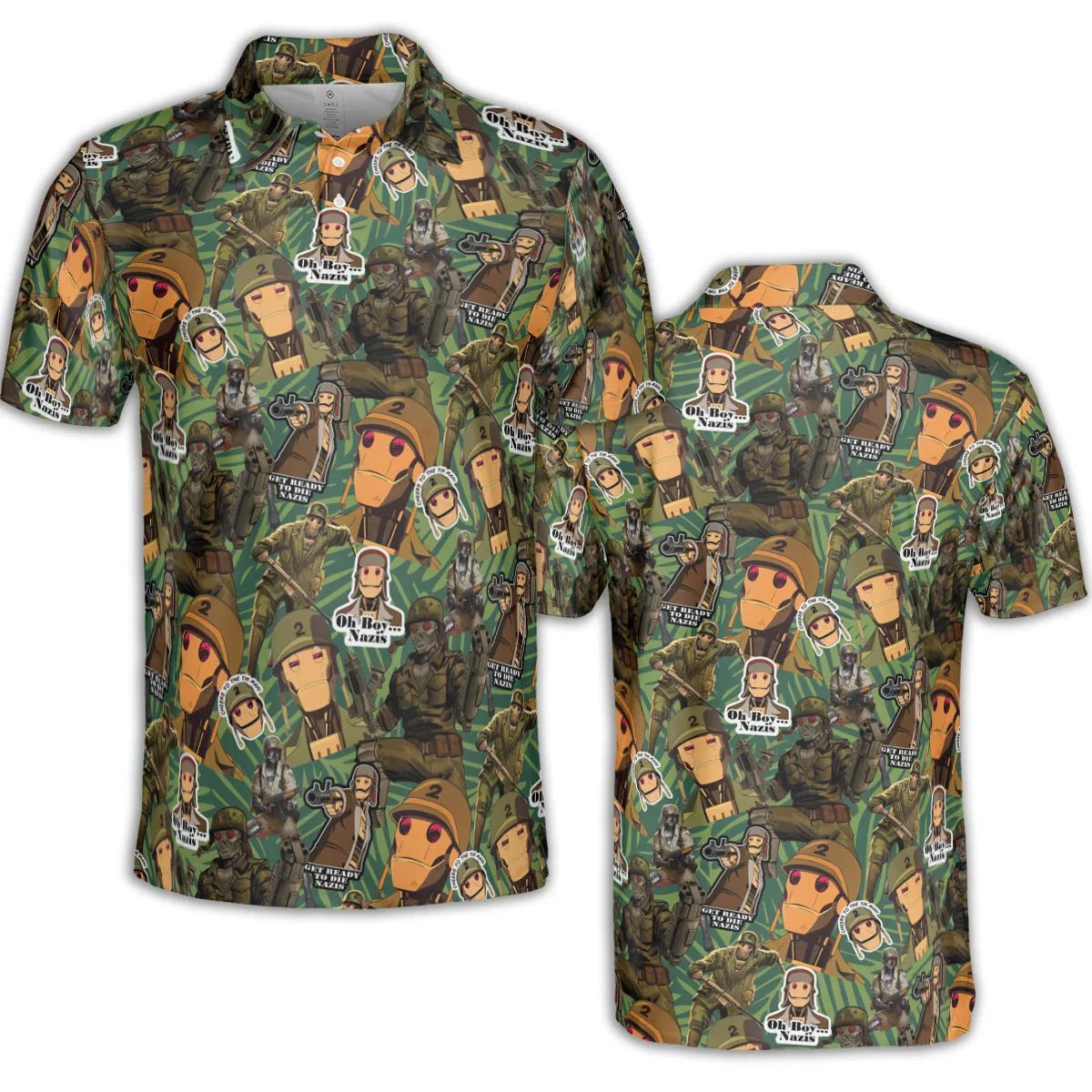 AOP Men/Women Polo Shirt - R8P11EGN