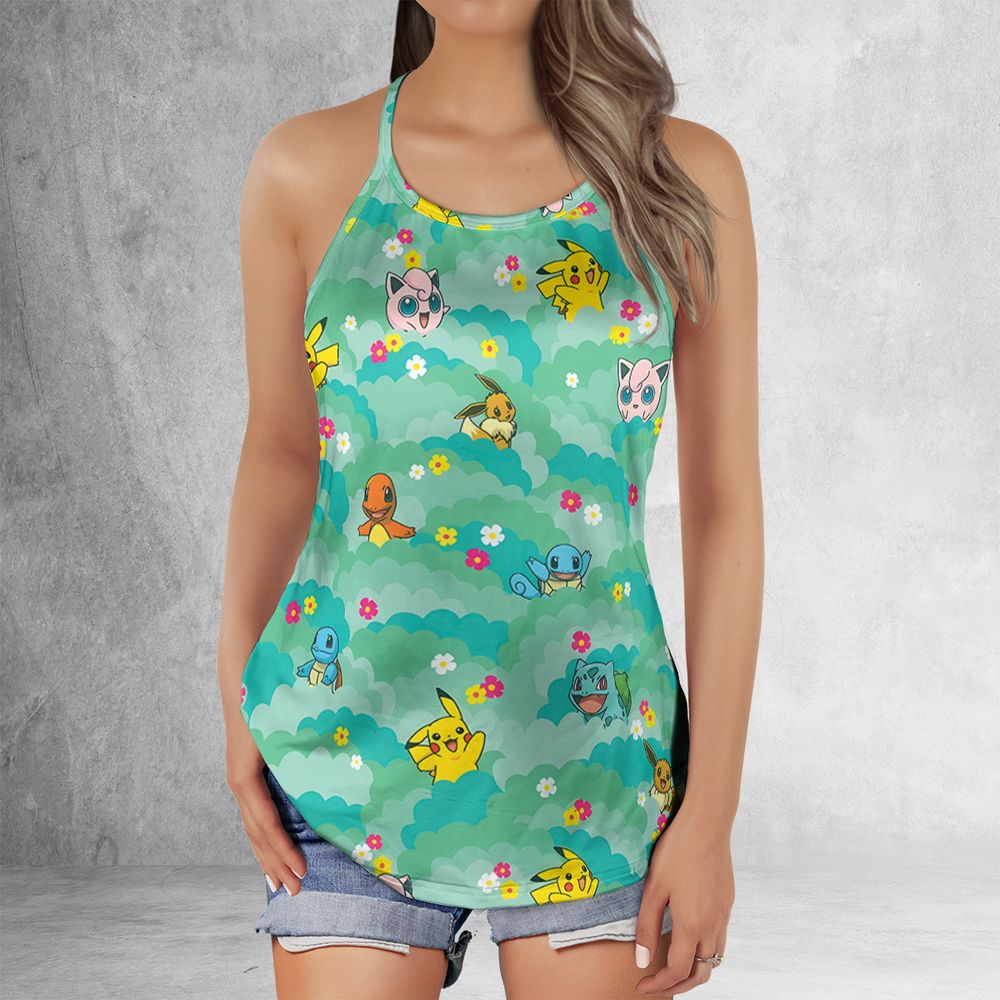Criss Cross Tank Top - MUJ2G3WC -  - 2