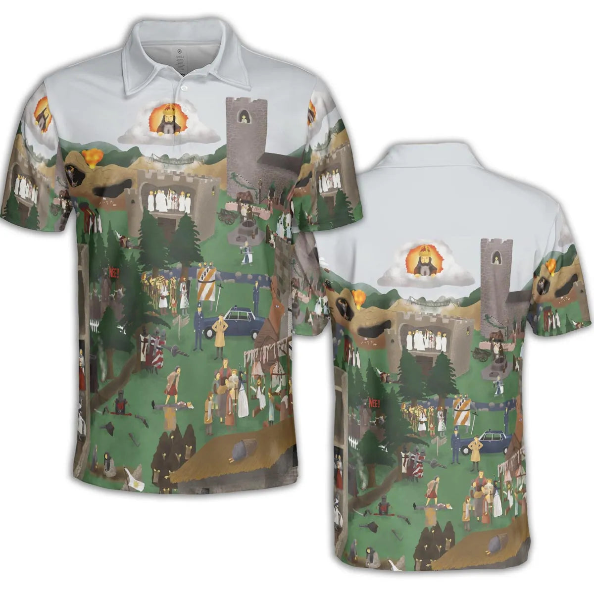 AOP Men/Women Polo Shirt - NGZBADTV