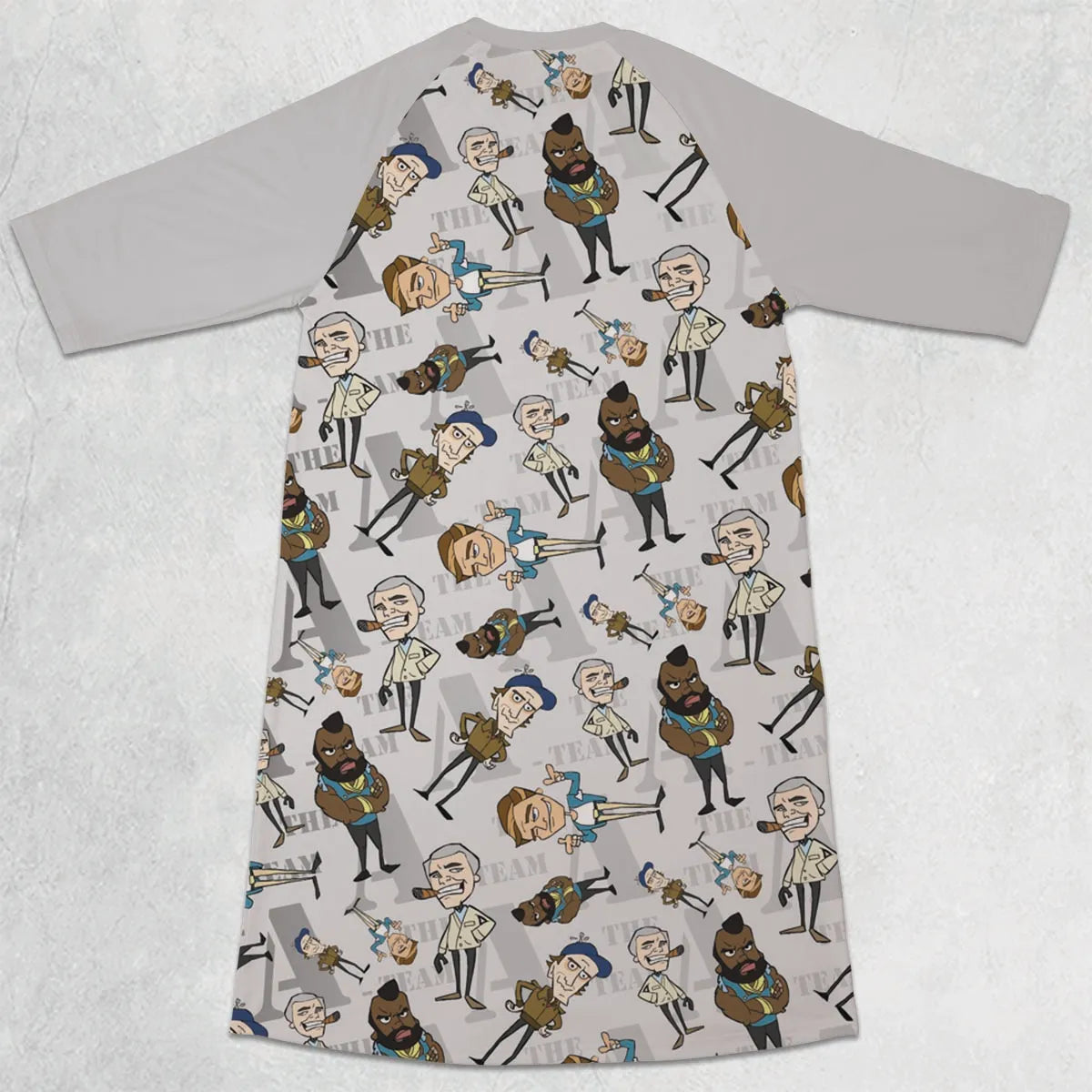 3/4 Sleeve Raglan Dress - LDUGBLPB