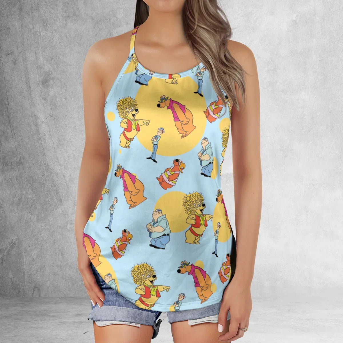 Criss Cross Tank Top - X666GNRC