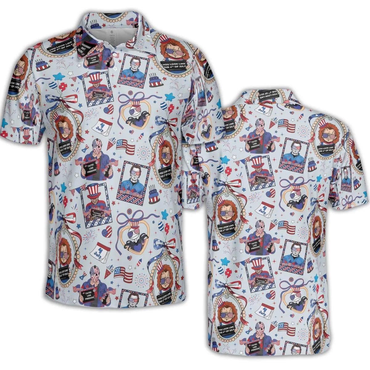 AOP Men/Women Polo Shirt - 4Q5PV8QF