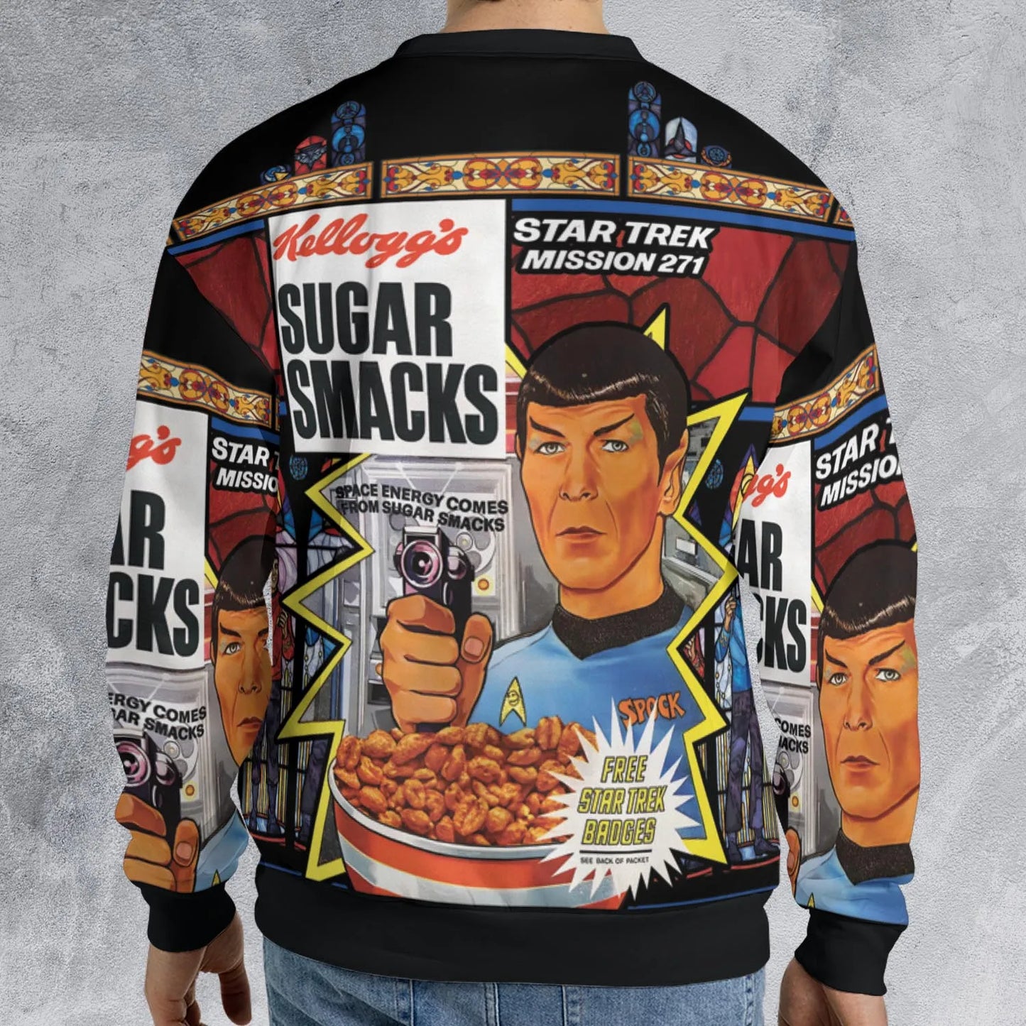All-over Print Sweatshirt - YBFXCLS2