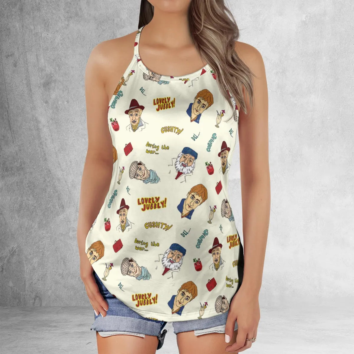 Criss Cross Tank Top - 3SNYHNQS