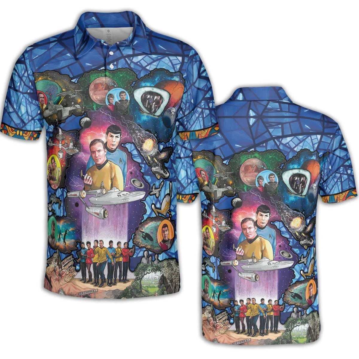 AOP Men/Women Polo Shirt - YUVLFTKR