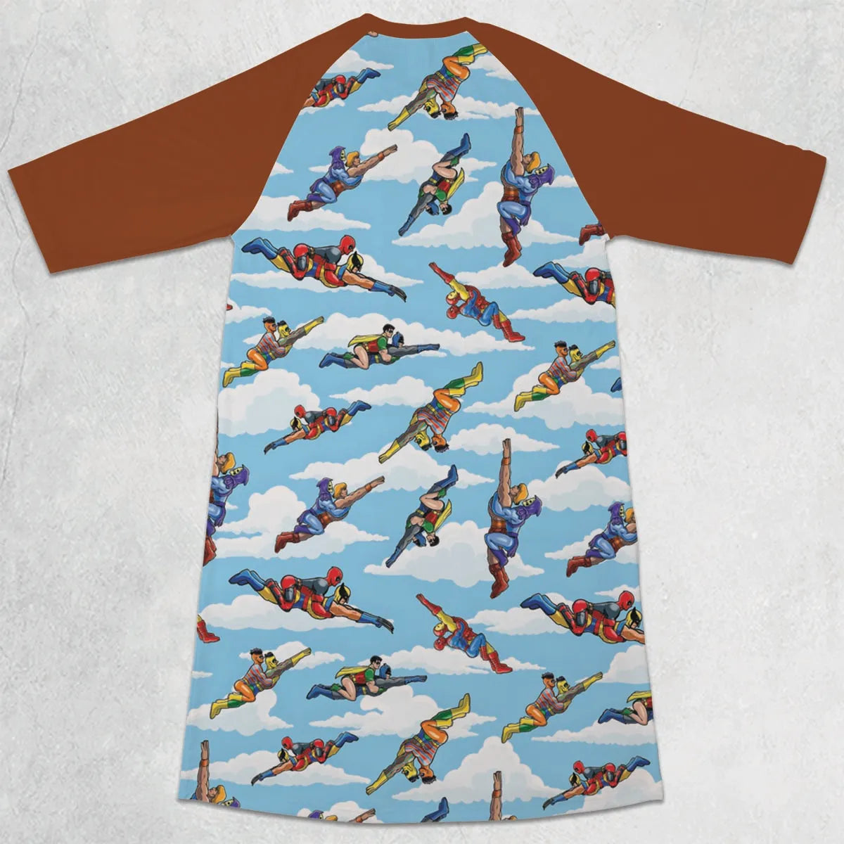 3/4 Sleeve Raglan Dress - U1W26TN1